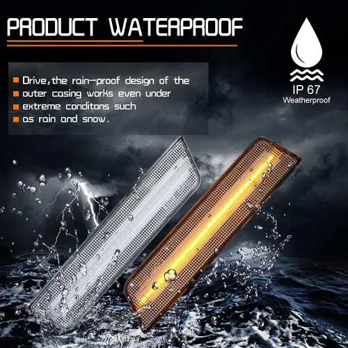 Miniatura 4 de juego completo de luces led amber transparentes compatibles con 2008 2009 2010 2011 2012 2013 2014 Dodge Challenger R/T Classic Rallye Redline SRT8