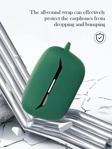 Miniatura 2 de Funda para JBL Endurance Race 2 True Wireless in Ear Earbuds, protección suave, a prueba de golpes, funda de silicona BOVUGAC con llavero, kit