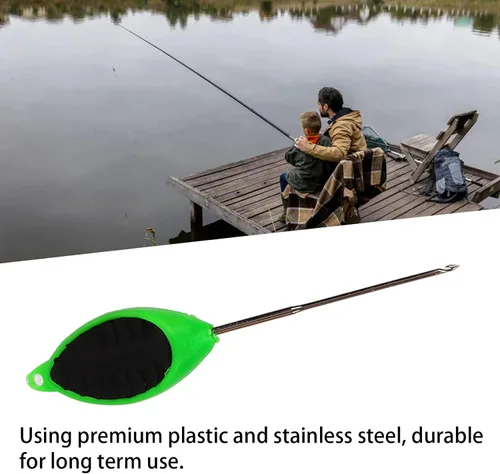 Miniatura 4 de Alomejor Aguja de cebo de pesca, herramienta de aparejo de cebo portátil, taladro de cebo, gancho de aguja de aparejo para exteriores
