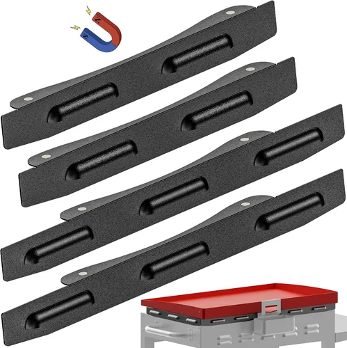 Miniatura 8 de Protectores de viento mejorados para parrilla Blackstone de 22 pulgadas, accesorios de parrilla Blackstone, pantalla magnética de viento de acero