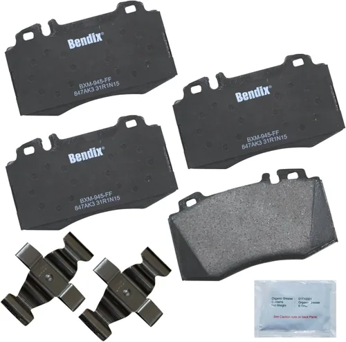Miniatura 173 de Pastillas de freno delanteras cerámicas Bendix Priority1 CFC2302 para Hyundai Elantra 2021, Sonata 2022-2020, Kia K5 2023-2021