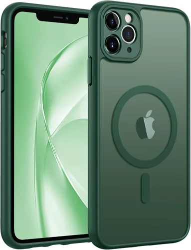 Miniatura 219 de FNTCASE - Funda para iPhone 16 Pro: magnética, mate, translúcida, de grado militar, protectora contra caídas, resistente, fina, duradera y a prueba