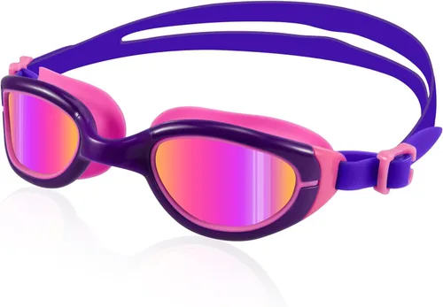 Miniatura 10 de Aegend Gafas de natación polarizadas para niños, gafas de natación antivaho para niños de 6 a 11 años
