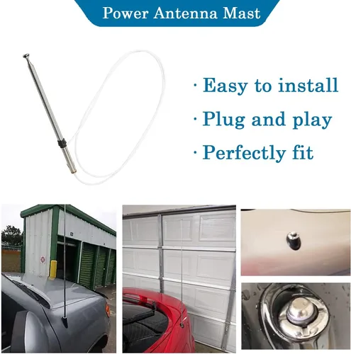 Miniatura 4 de Anina Mástil de antena de alimentación para automóvil compatible con Toyota Camry-Celica-MR2-Vienta-Holden Apollo 1990-1996 para recepción de radio