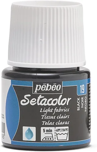 Miniatura 35 de Pebeo Setacolor - Pintura para tela (opaca, 45 ml), color dorado perla