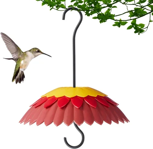 Miniatura 10 de Cubierta protectora para comedero de pájaros, cúpula skaithee de 8 pulgadas, deflector de comedero de pájaros para exteriores con gancho de pastor