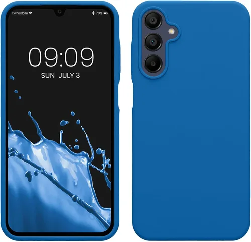 Miniatura 50 de kwmobile Funda Compatible con Samsung Galaxy A14 5G - Funda de teléfono de TPU y silicona con acabado suave - Verde Lima
