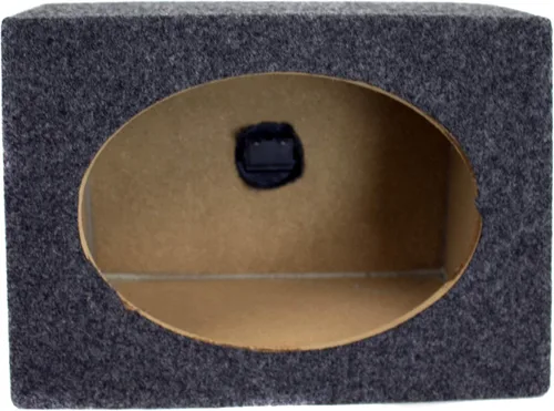 Miniatura 6 de Q Power Paquete de 2 cajas de altavoces de 6 x 9 pulgadas, estilo en ángulo, color negro, accesorios para sistema de sonido y estéreo