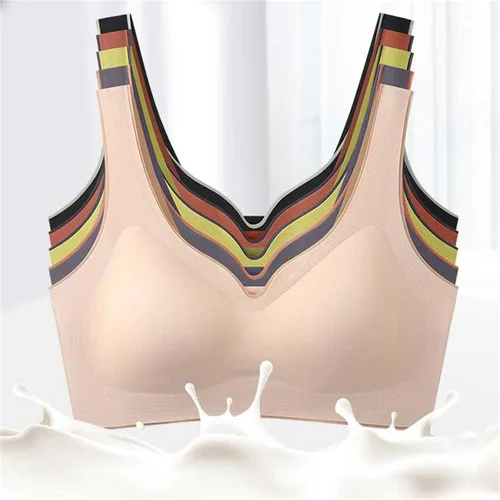 Miniatura 3 de V Neck Strappy Sports Bra Tank Workout Tops for Women Badazzled Bra Bras for Women Wirefree Cotton Black Dress with Ad