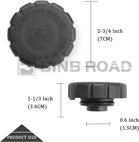 Miniatura 6 de Tapa de tanque de expansión de depósito de refrigerante de radiador tipo atornillable compatible con Mercedes-Benz C E S CLA SLK GLA GLE Class