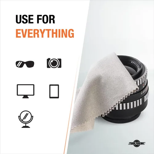 Miniatura 5 de ToolFreak Paquete de 2 paños para lentes antiniebla, tecnología única que evita el empañamiento en los lentes, lentes, cámara del teléfono, espejo