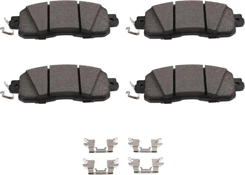 Miniatura 15 de SCITOO D273 Juego de pastillas de freno cerámicas delanteras de reemplazo 1984-1985 para Honda Accord, 1988-2000 para Honda Civic, 1993-1997