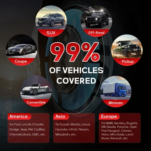 Miniatura 4 de Autel Sensores TPMS, MX-Sensor 2 en 1 (315 MHz+433 MHz), sensor de presión de neumáticos universal a presión de neumáticos a presión de nivel OE