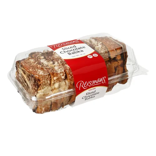 Reisman's Bakery Pastel de chocolate Babka, postre fresco, pastel de chocolate sin nueces y sin lácteos, pan Babka certificado OU Kosher, 1 libra,