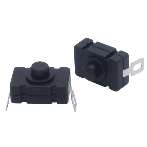 Miniatura 5 de mxuteuk 20 piezas de pestillo mini interruptor de encendido y apagado automático interruptor de botón micro 1.5A CA 250V para tipo linterna SMD