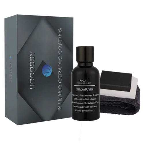 Kit de revestimiento de cerámica para automóvil con dureza de diamante 9H, antiarañazos, superhidrofóbico, protección para sellador de pintura de