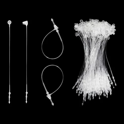 1000 piezas de plástico para colgar etiqueta colgante blanco para tienda minorista accesorios precios pasadores (3 pulgadas)