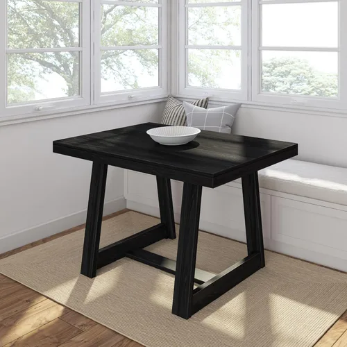 Miniatura 24 de Plank+Beam Mesa de Comedor Estilo Granja de 72 Pulgadas, Mesa de Cocina Rústica de Madera Maciza, Mesa Rectangular Grande de Madera para Comedor