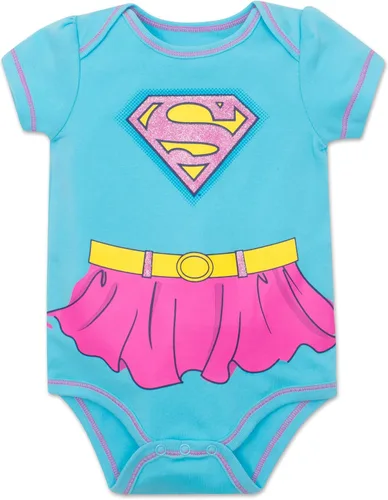 Miniatura 2 de WARNER BROS DC Comics Justice League - Paquete de 5 mamelucos para niñas, Multi