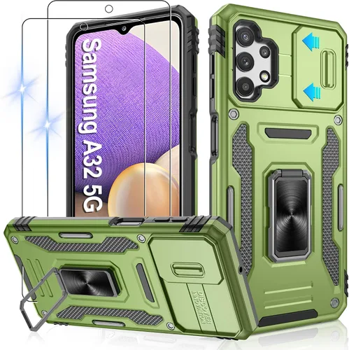 Miniatura 160 de Gritup para Samsung Galaxy S22 Funda con protectores de pantalla HD de 2 paquetes y cubierta deslizante para la cámara, protección contra caídas