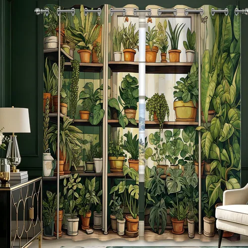 Miniatura 38 de Cortinas opacas negras y doradas, cortinas modernas de mediados de siglo para dormitorio, sala de estar, 63 pulgadas de largo, juego de 2 paneles