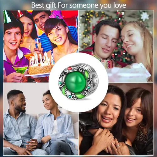 Miniatura 92 de KUNSIR Los abalorios se adaptan a pulseras Pandora para mujer, plata de ley 925, cuentas colgantes de joyería para niñas, dijes de feliz cumpleaños