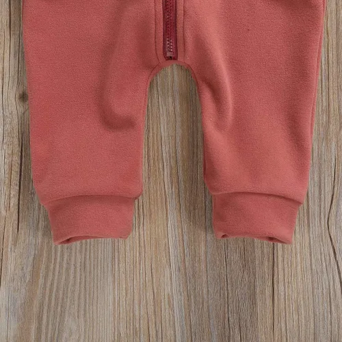 Miniatura 7 de Enterizo de manga larga para bebés y niñas, con cremallera, cálido, con cremallera, para otoño e invierno