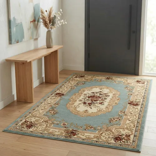 Miniatura 23 de Unique Loom Versailles Collection - Alfombra tradicional clásica con motivo floral, colección Versailles