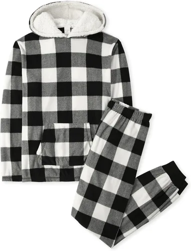 Miniatura 52 de The Children's Place - Pijama familiar de una pieza a juego para niños y bebés, pijamas de esqueleto de Halloween, forro polar