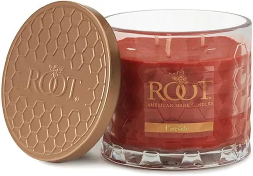 Miniatura 16 de Root Candles - Velas perfumadas de otoño en forma de panal de miel, de vidrio, con mezcla de cera de abejas de 3 mechas, 12 onzas, elaboradas a