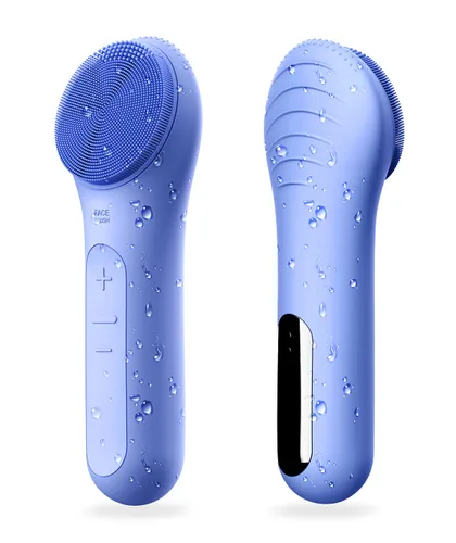 NågraCoola CLIE Cepillo de Limpieza Facial, Impermeable y Recargable Cepillo Exfoliante Facial para Hombres y Mujeres, Limpieza, Exfoliación y Azul