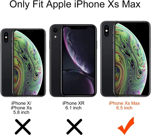 Miniatura 2 de Funda compatible con iPhone Xs Max, delgada, de piel sintética, vintage, a prueba de golpes, ligera, de alta calidad, suave, TPU, carcasa protectora