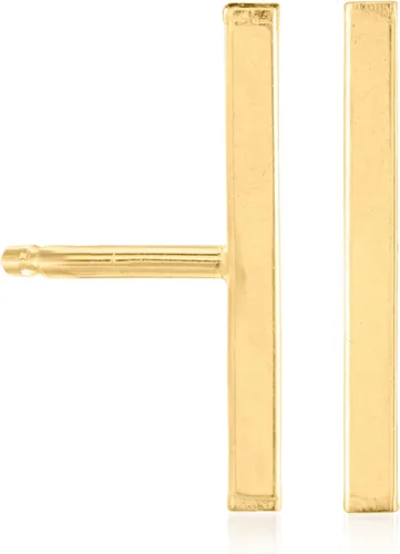 Miniatura 3 de Ross-Simons RS Pure - Juego de joyas de oro amarillo de 14 quilates aretes de cubo de 0118in y aretes de barra Oro no conocido