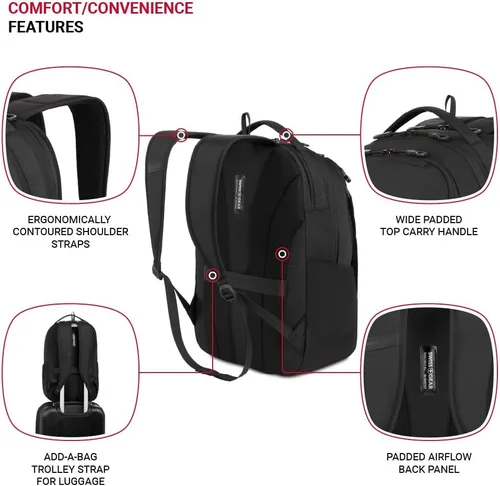 Miniatura 2 de SwissGear Shield Mochila para portátil, Negro