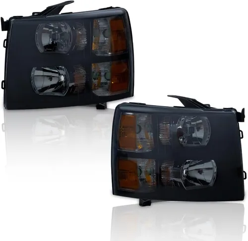 Miniatura 37 de G-PLUS Conjunto de faros, compatible con Chevy Silverado 2007 2008 2009 2010 2011 2012 2013 2014 Chevy Silverado parachoques faro, lente