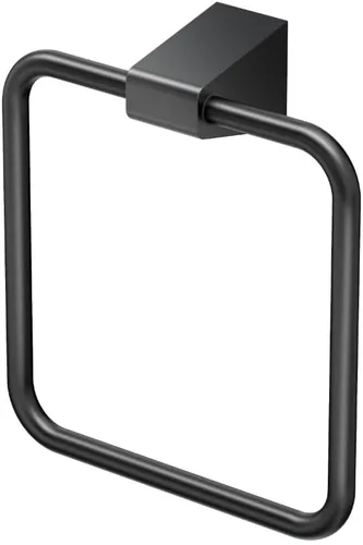 Miniatura 6 de Gatco 5672 Anillo de toalla acampanado, latón cepillado negro mate combo