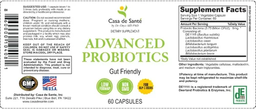 Miniatura 2 de Casa de Sante Suplemento probiótico avanzado para mujeres de menopausia y perimenopausia - Apoya el equilibrio hormonal, sofocos, sudores nocturnos