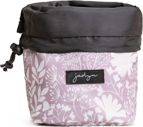 Miniatura 12 de Jadyn Organizador de Maquillaje Duradero con Cierre de Cordón - Bolsa Compacta de Viaje para Maquillaje - 7 Bolsillos Interiores para Cosméticos