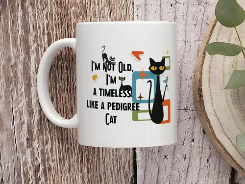 Miniatura 3 de Timeless Classic Pedigree Cat - Taza de café divertida Regalo perfecto para los amantes del té, cumpleaños, día de la madre Taza de café retro
