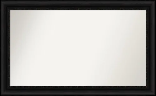Miniatura 488 de Amanti Art Espejo personalizado, espejo de baño negro puente, espejo de pared o espejo de tocador de baño sobre el fregadero (26 x 26 pulgadas)