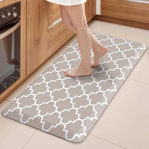 Miniatura 59 de WISELIFE - Tapete antifatiga para piso de 4/5 pulgadas, tapete de cocina antideslizante, impermeable, resistente, ergonómico, cómodo, duradero