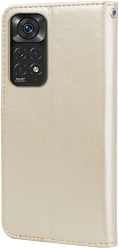 Miniatura 2 de Funda para Redmi Note 11 Note 11S, correa de muñeca con función atril de piel sintética, tarjetero para tarjetas de efectivo, funda protectora a