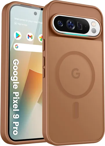 Miniatura 17 de Funda para teléfono Google Pixel 9 Pro XL, Compatible con Magnético, Protección contra Caídas de Grado Militar Translúcida Mate Resistente a Golpes
