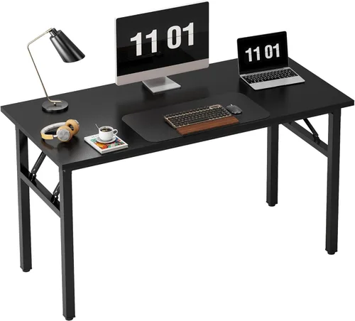 Miniatura 27 de Need AC5 Series - Escritorio plegable para computadora (39.4/47/55/63) pulgadas Teca y negro