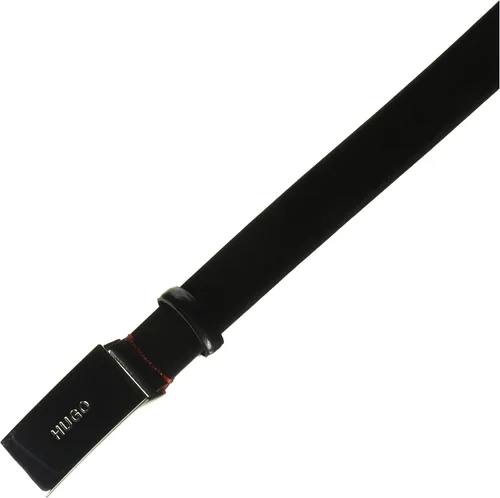 Miniatura 2 de HUGO Men's Baldwin Plaque Leather Belt