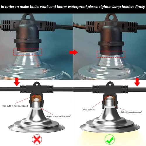 Miniatura 3 de Luces LED de cultivo para invernadero, 12 luces impermeables, luz de crecimiento de plantas de espectro completo, luces de cultivo de invernadero