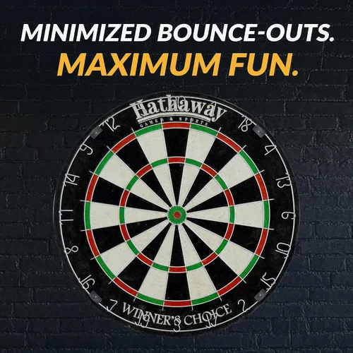 Miniatura 7 de HathawayWinner's Choice 18-in Bristle Dartboard