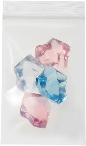 Miniatura 3 de 100 bolsas de plástico pequeñas de 2 x 3 pulgadas, gruesas, 5 mil, transparentes, resellables, con cierre de cremallera, bolsas de polietileno