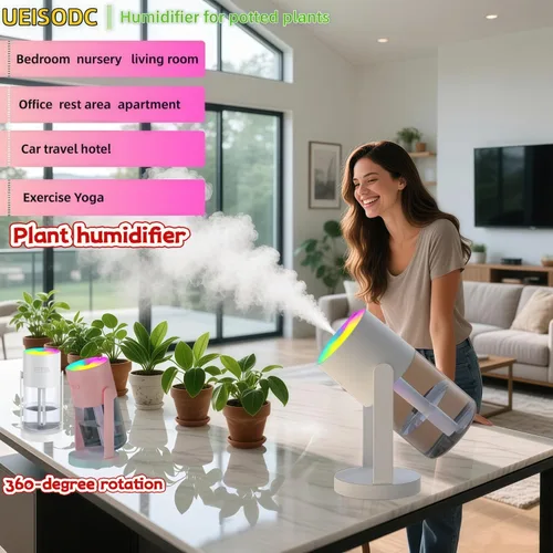 Miniatura 5 de UEISODC humidificador de dormitorio, humidificador USB de escritorio, ambientador de coche, alivia la piel apretada, tos, congestión nasal, alergias