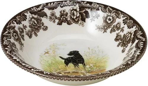 Miniatura 22 de Spode Woodland American Wildlife Ascot - Cuenco para cereales, diseño de bisonte, cuenco de loza fina de 8 pulgadas para cereales, ensaladas